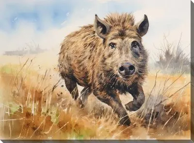 Картина маслом Кабан №85