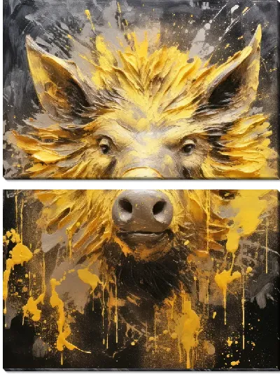 Модульная картина Кабан №89