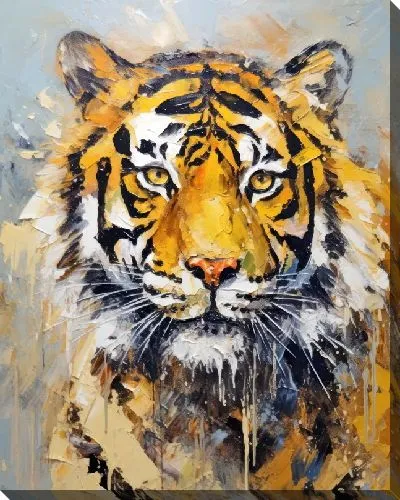 Картина маслом Тигр №21