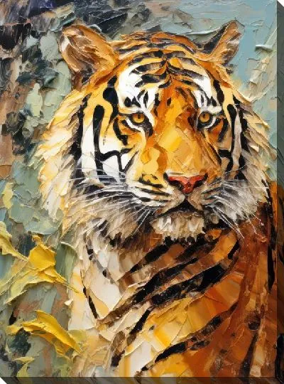 Картина маслом Тигр №31