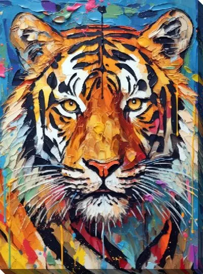 Картина маслом Тигр №41