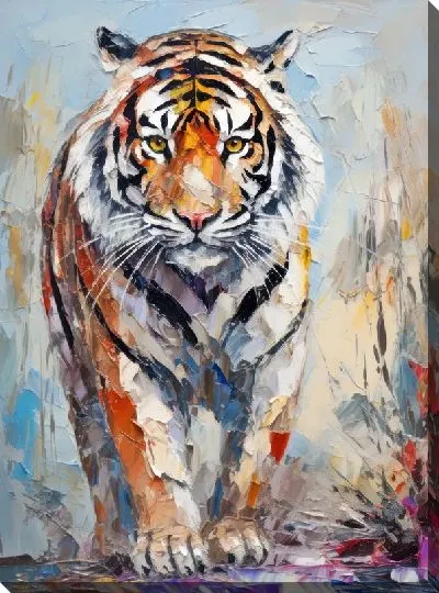 Картина маслом Тигр №7