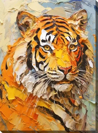Картина маслом Тигр №8