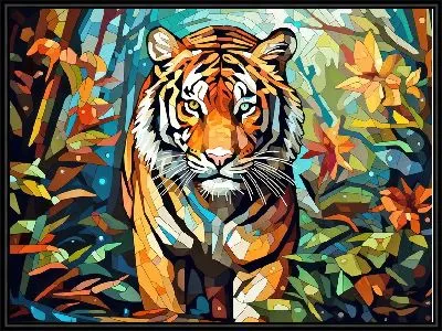 Картина Тигр №12