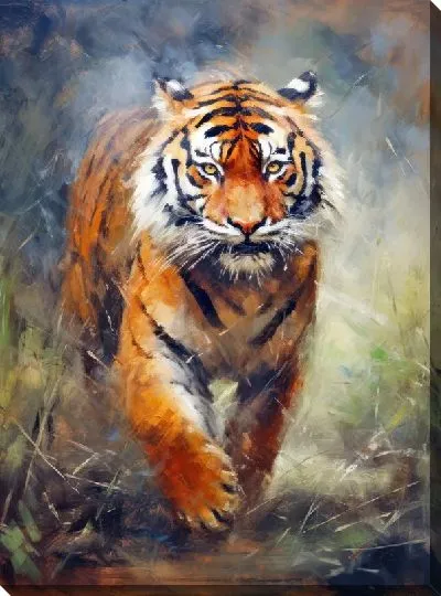 Картина маслом Тигр №26