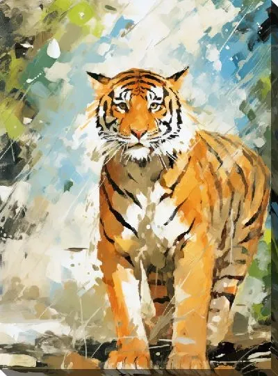 Картина маслом Тигр №29