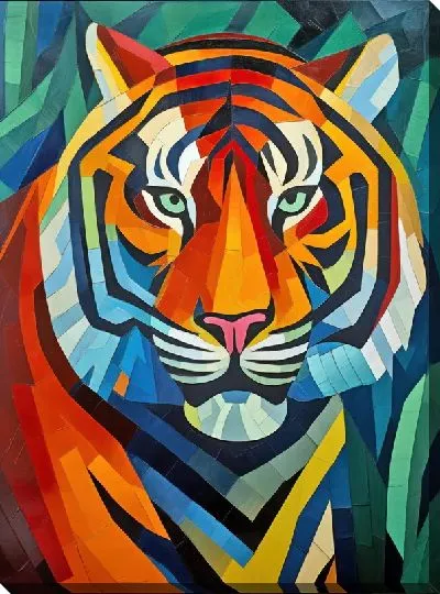 Картина маслом Тигр №38