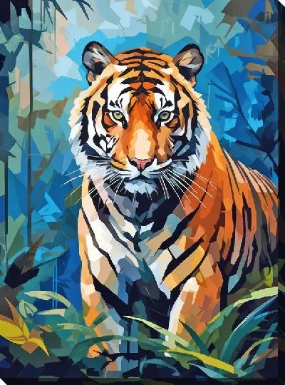 Картина маслом Тигр №45