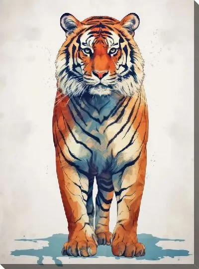 Картина маслом Тигр №511