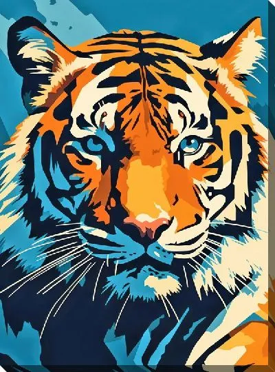 Картина маслом Тигр №52