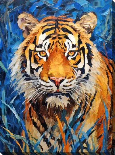 Картина маслом Тигр №59