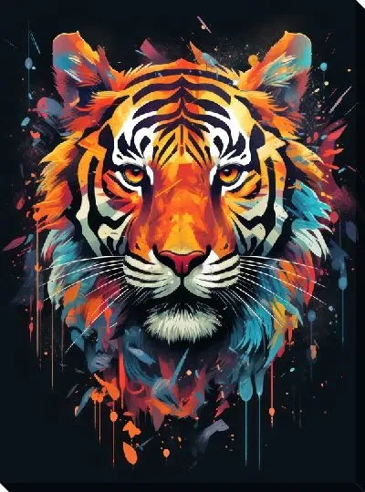 Картина маслом Тигр №63