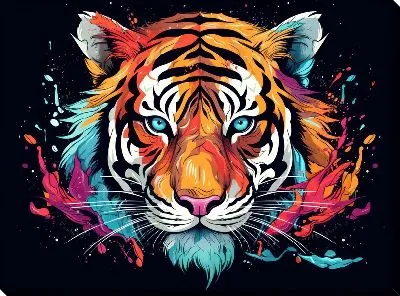 Картина маслом Тигр №62