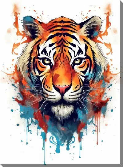 Картина маслом Тигр №65