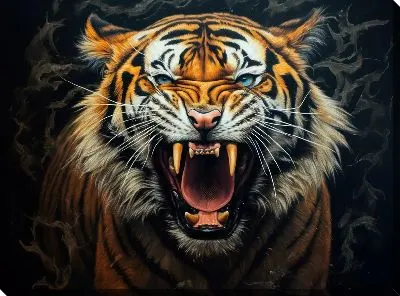 Картина маслом Тигр №66