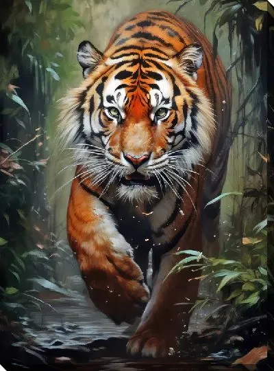 Картина маслом Тигр №67