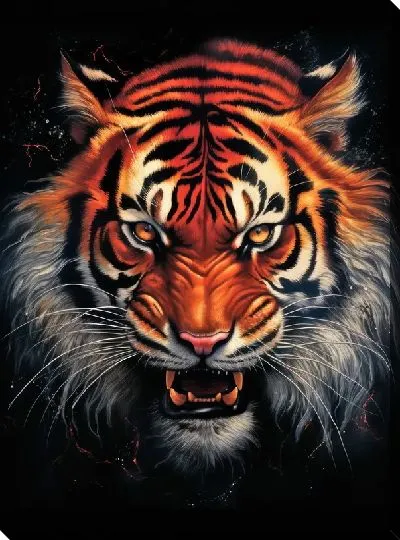 Картина маслом Тигр №70