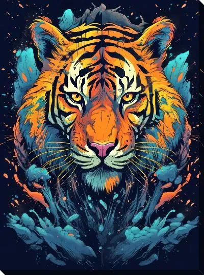 Картина маслом Тигр №71
