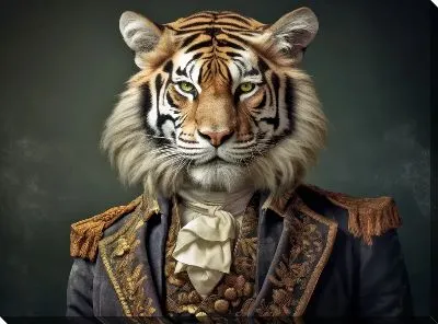 Картина маслом Тигр №74