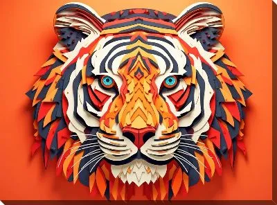 Картина маслом Тигр №81