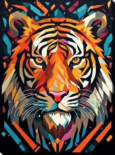 Картина маслом Тигр №83