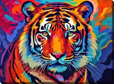 Картина маслом Тигр №85