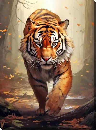 Картина маслом Тигр №86
