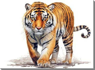 Картина маслом Тигр №89