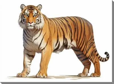 Картина маслом Тигр №90