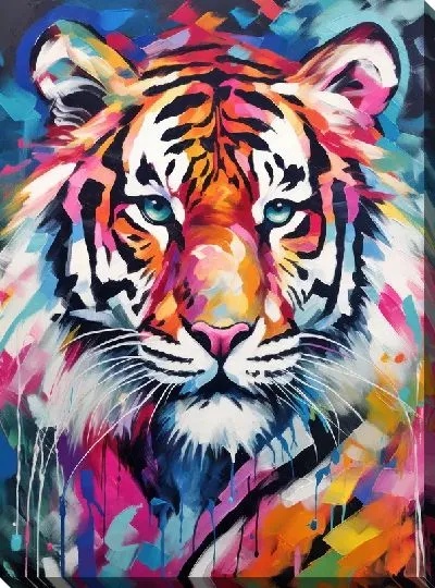 Картина маслом Тигр №92