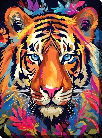 Картина маслом Тигр №94