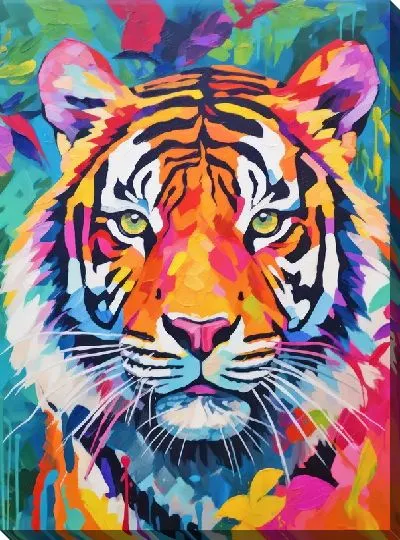 Картина маслом Тигр №96