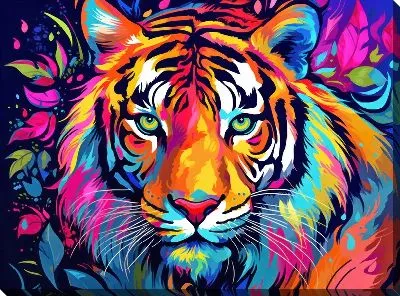 Картина маслом Тигр №97