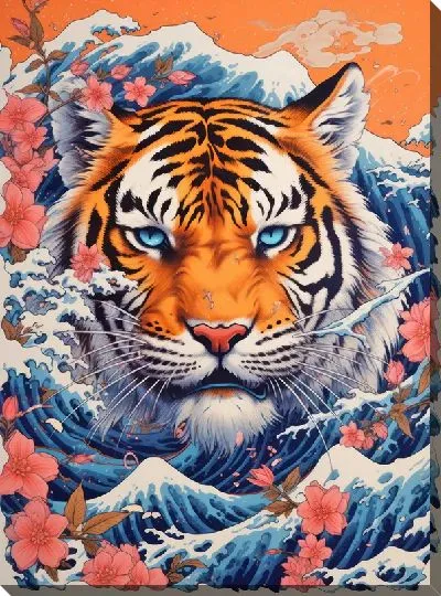 Картина маслом Тигр №108