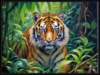 Картина Тигр №109