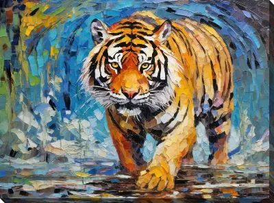 Картина маслом Тигр №115