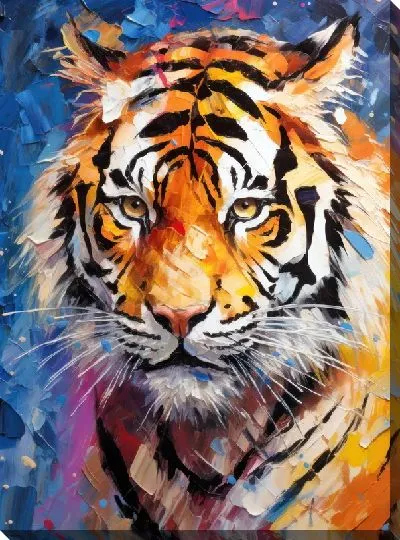 Картина маслом Тигр №117