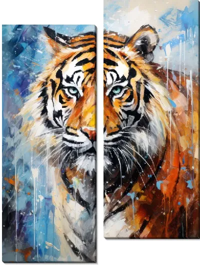 Модульная картина Тигр №118