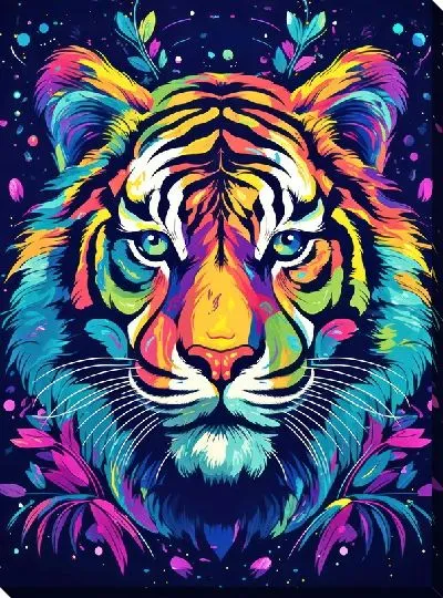 Картина маслом Тигр №121