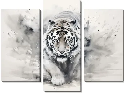 Модульная картина Тигр №123