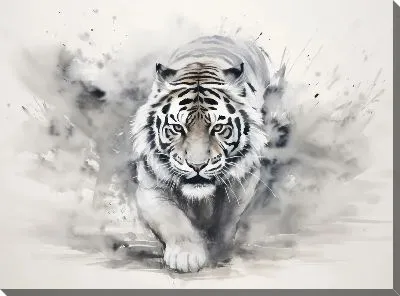 Картина маслом Тигр №123