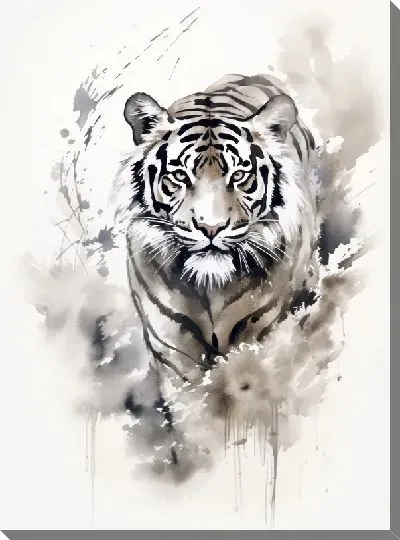 Картина маслом Тигр №125
