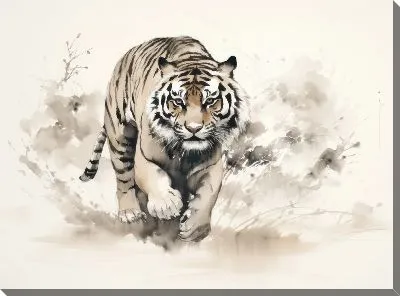 Картина маслом Тигр №131