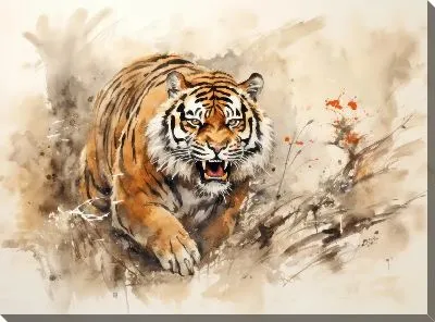 Картина маслом Тигр №135