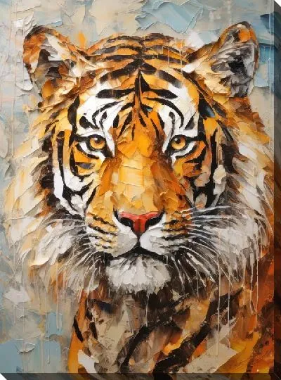 Картина маслом Тигр №142