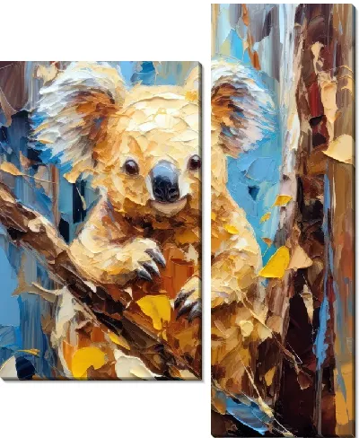 Модульная картина Коала №2