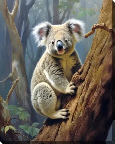 Картина маслом Коала №3