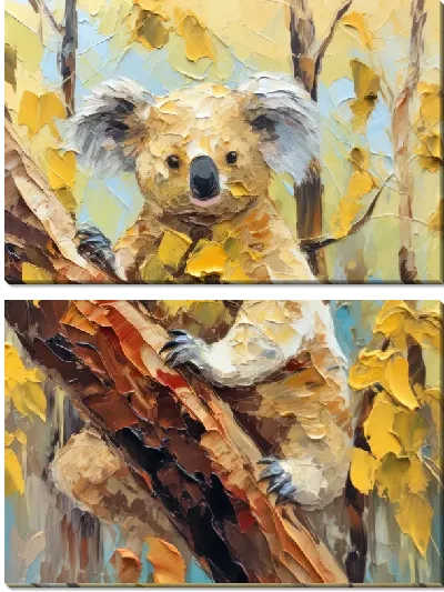 Модульная картина Коала №4