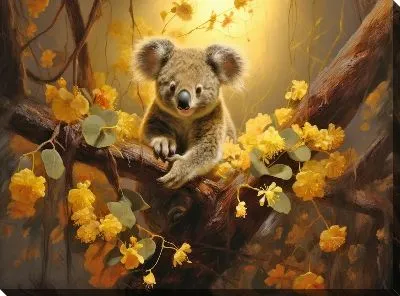 Картина маслом Коала №5