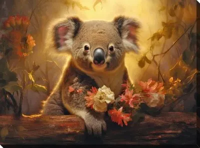 Картина маслом Коала №8